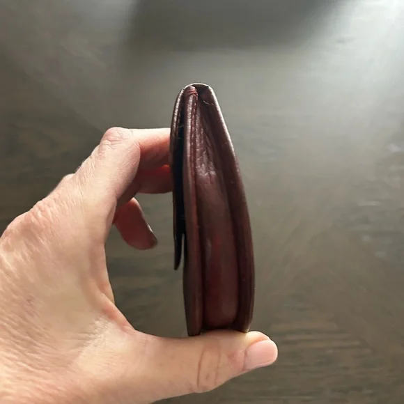 Cartier Vintage Burgundy Leather Coin Holder FULL INCLUSION - Picture 12 of 14